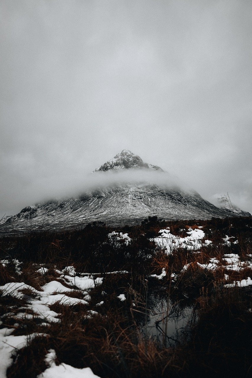 montain, scotland, nature